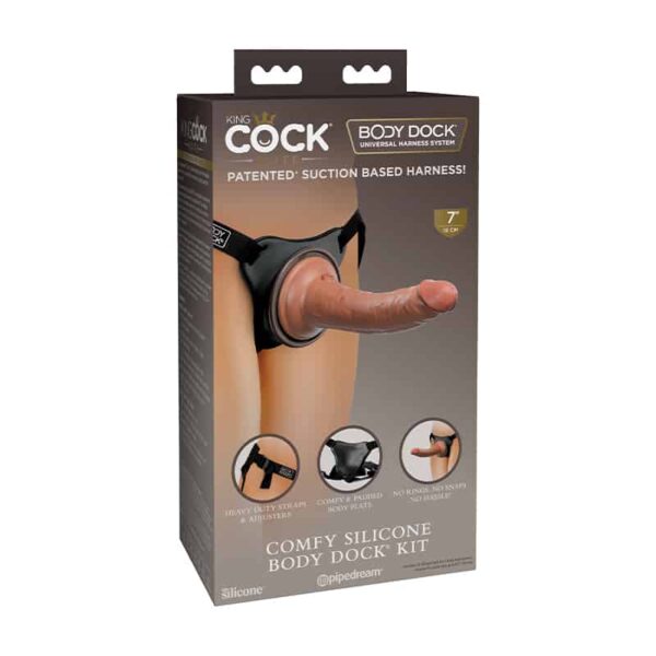 King Cock Elite Comfy Silicone Dock Kit