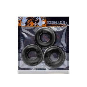 OxBalls Fat Willy 3Pk Jumbo Cockrings Bk
