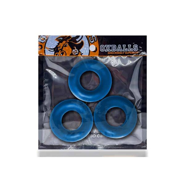 OxBalls Fat Willy 3Pk Jumbo Cockrings Bl