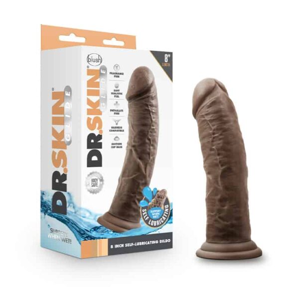 Dr.Skin Glide Self Lube Dildo 8in Cho