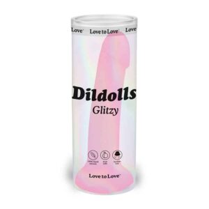 Love to Love Dildolls Glitzy Dildo Pink