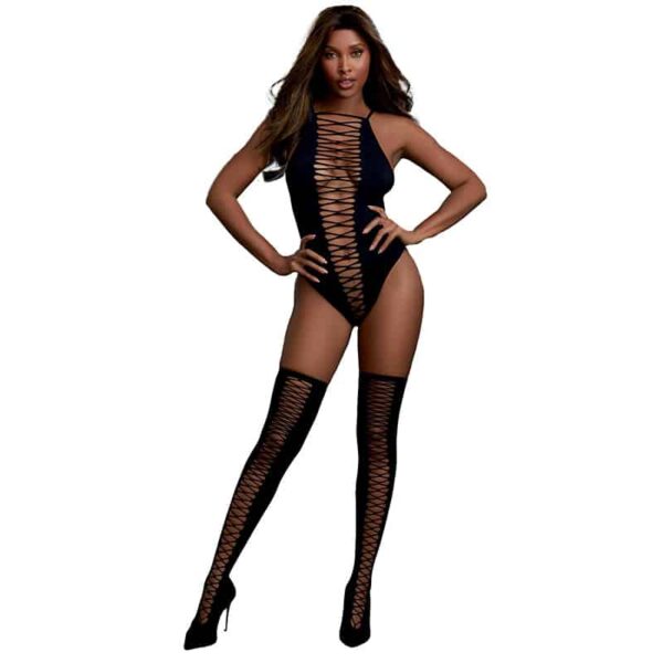 DG Opaque Seamless Teddy BLK OS