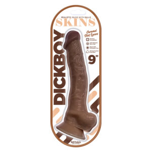 Dickboy Skins Dildo 9in Caramel Lovers