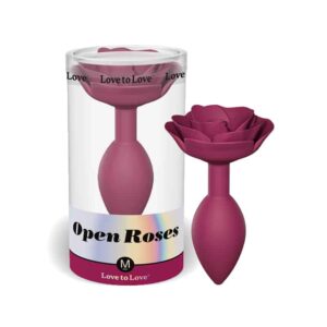 Love To Love Open Roses M Silicone Plum