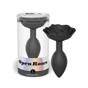 Love To Love Open Roses Lg Silicone Bk