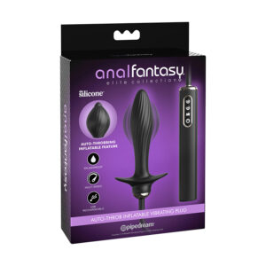 AFC Elite Auto-Throb Inflate Vib Plug Bk