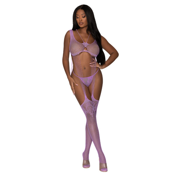 MS Seamless Body Stocking & G-Set Lav OS