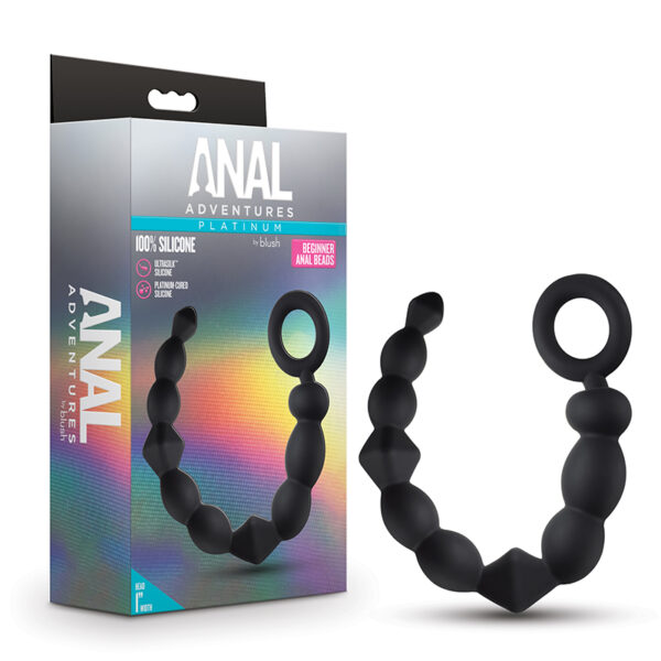 Anal Adventu Plat Sil Begin Anal Bead Bk