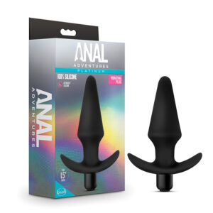 Anal Adventu Plat Sili Vibrating Plug Bk