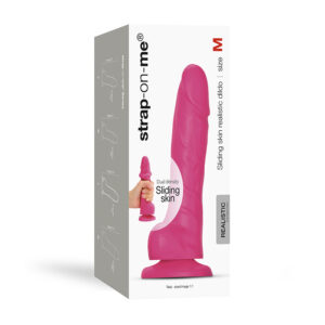 Strap-On-Me Slid Skin Real Dildo Fush M