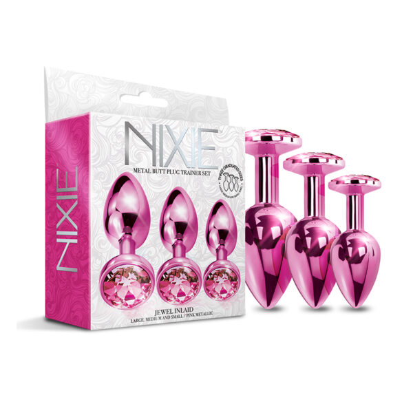 Nixie Metal Butt Plug?Trainer?Set Pk Met