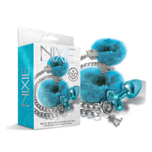 Nixie Metal Butt Plug&Furry Cuf Md?Bl Me
