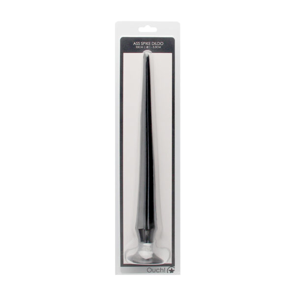 Ouch! Ass Spike Dildo 13in Black