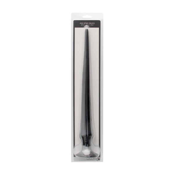 Ouch! Ass Spike Dildo 16.5in Black