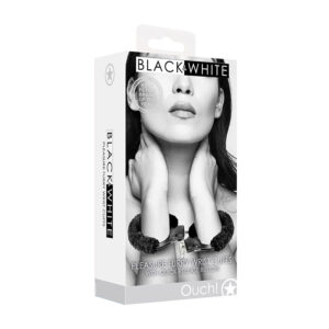 Ouch! B&W  Beginner's Furry Hand Cuffs