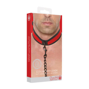 Puppy Play Neoprene Collar With Leash Re