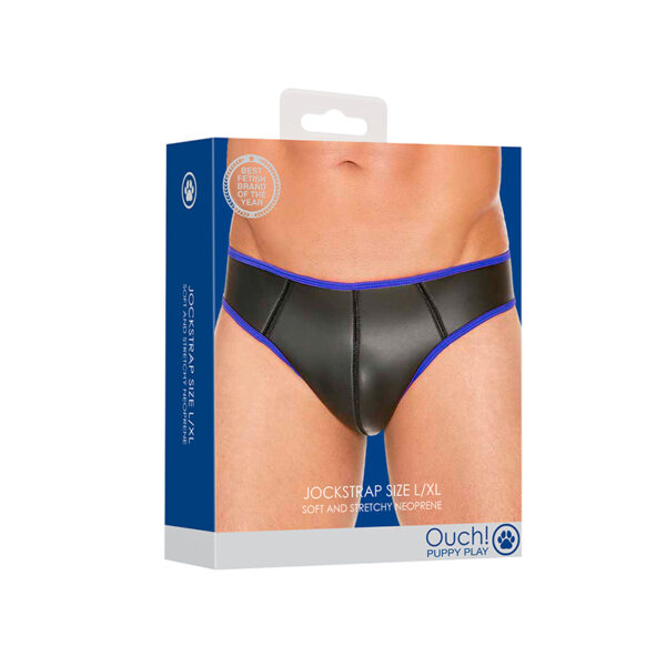 Neoprene Jockstrap Size L/XL  Blue