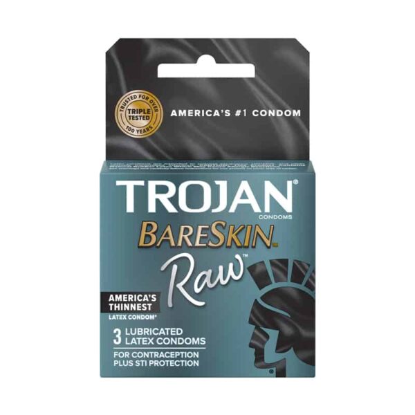 Trojan Bareskin Raw 3pk