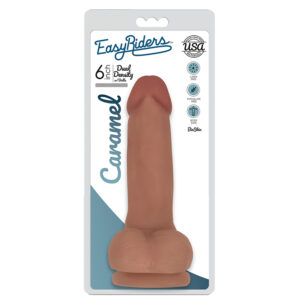 Easy Riders Slim Bioskin Dildo 6in. Crml