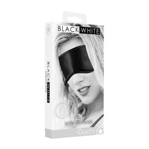 Ouch! B&W Satin Eye-Mask Black