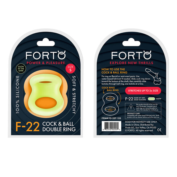 Forto F-22: D Ring Liquid Si 49/50mm Glo
