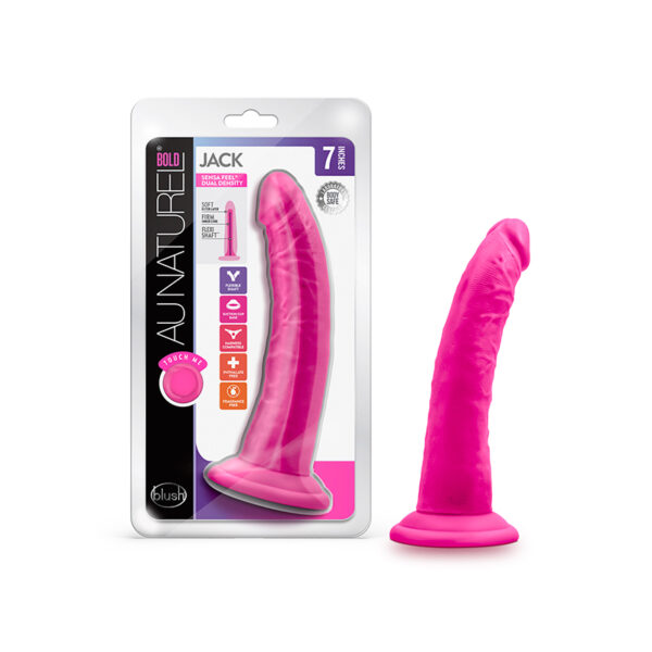 Au Naturel Bold Jack Dildo 7in Pink