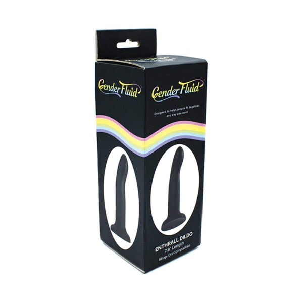 Gender Fluid Enthrall Dildo 7.8in Black