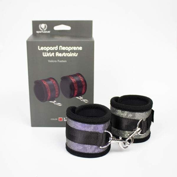 Wrist Restraints Neoprene Silver