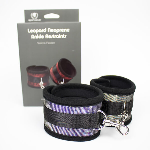 Ankle Restraints Neoprene Silver