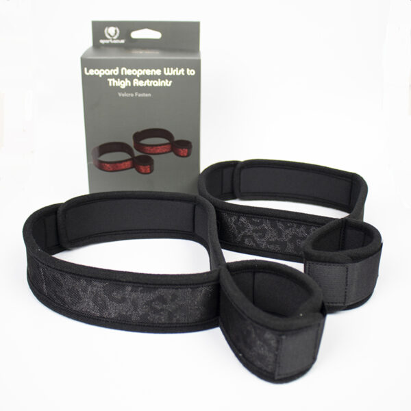 Wrist To Thigh Cuffs Neoprene Black