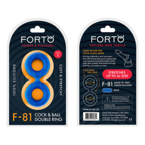 Forto F-81:Double Ring Liqu Sili 44mm Bl