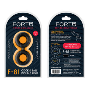Forto F-81:Double Ring Liqu Sili 47mm Bk