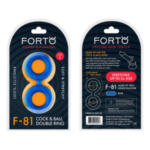 Forto F-81:Double Ring Liqu Sili 51mm Bl