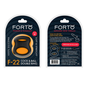 Forto F-22:D Ring Liqu Sili 53/55mm Bk
