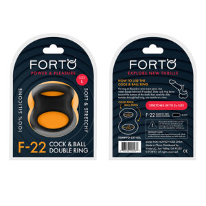 Forto F-22:D Ring Liqu Sili 57.5/60mm Bk