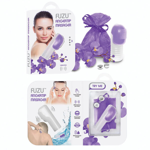 Fuzu Vibrating Fingertip Massager Purple