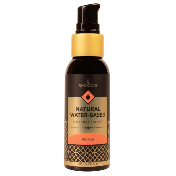Natural Water-Based Lubricant Peach 2oz