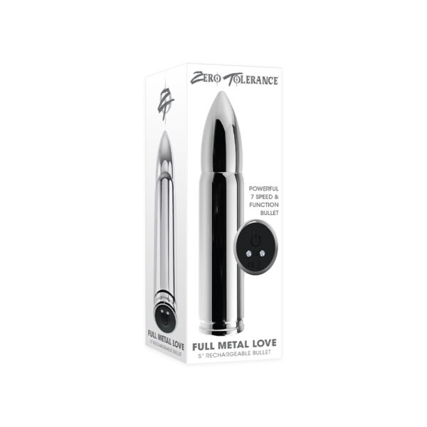 ZT FullMetalLove BulletShaped Vibe Silv
