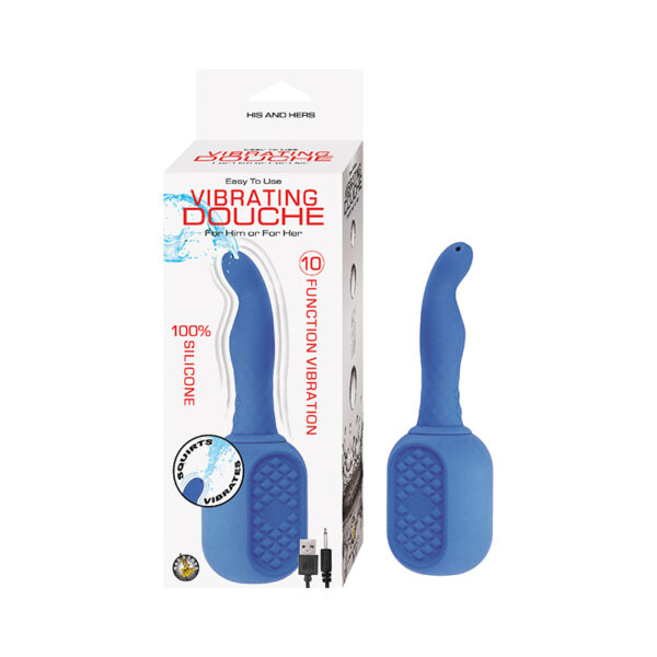 Vibrating Douche Blue
