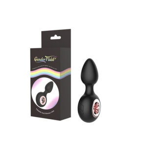 Gender Fluid Tremor Ring Plug Anal Vi Bk