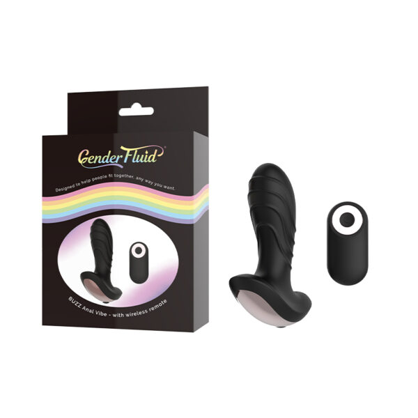 Gender Fluid Buzz Anal Vibe Blk