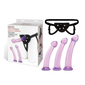 Lux Fetish 3-Piece Dildo/Harness Peg Set