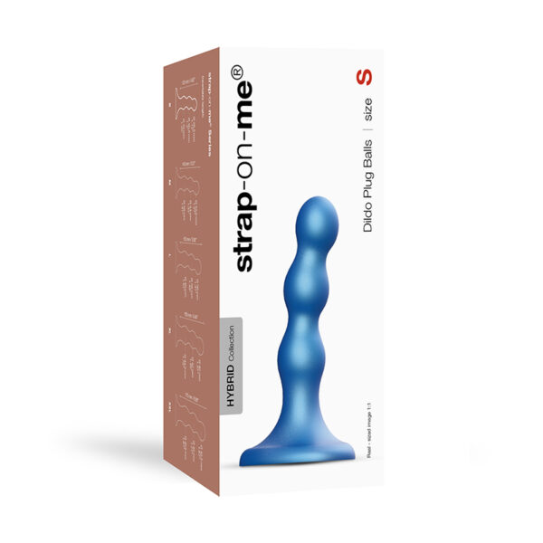 Strap-On-Me Dildo Plug Balls Met Blu S