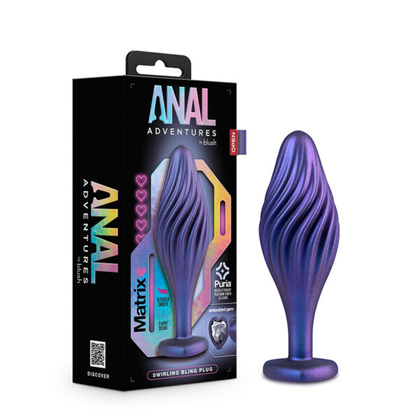 Anal Adventures Matrix Swirl Bling Pl Sa
