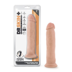 Dr. Skin Plus Posable Thick Dildo 9in Va