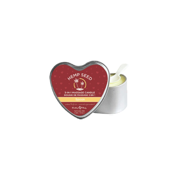 EB Hemp Valentine Candle Spoon 4.7 oz