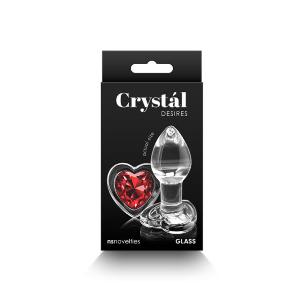 Crystal Desires Red Heart Small