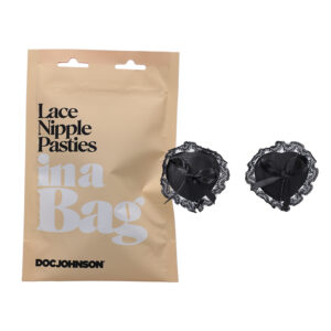 In A Bag Lace Nipple Pasties Black