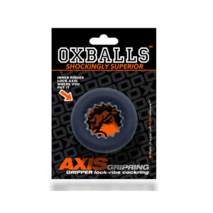 Oxballs Axis Rib Griphold Cockring Blac