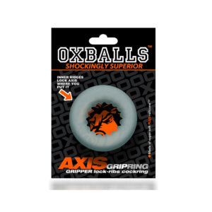 Oxballs Axis Rib Griphold Cockring Clea